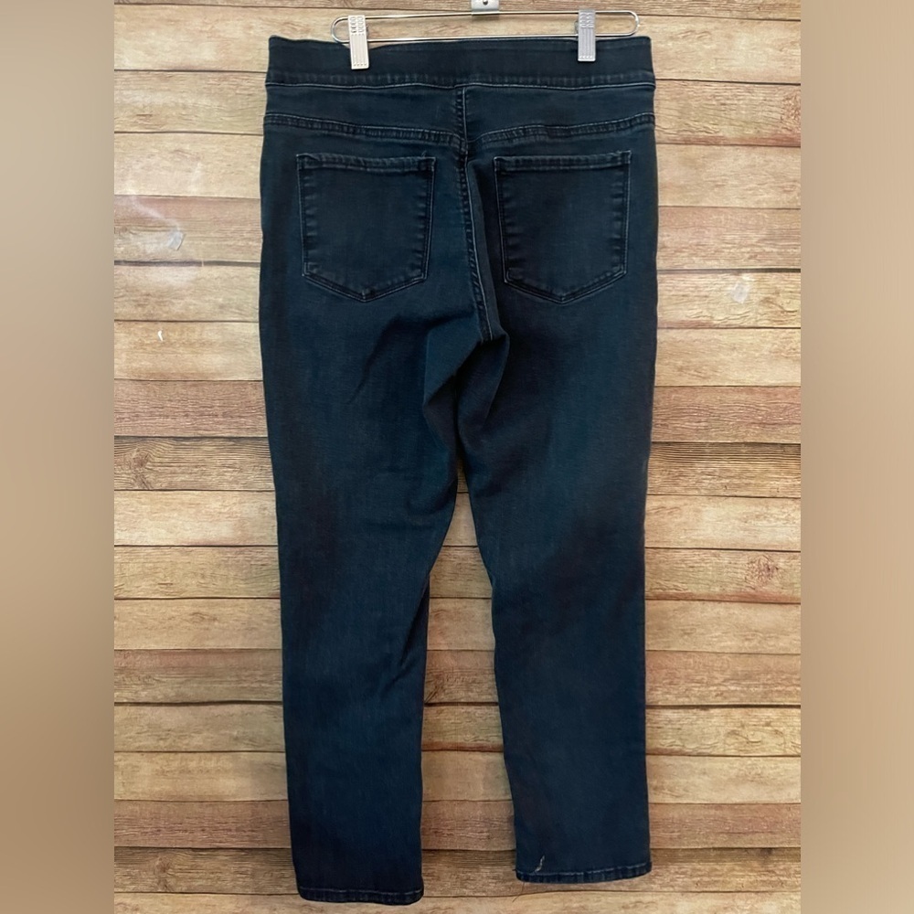 Croft & Barrow Womens Pull On Stretch 2 Pockets Denim Blue Jeans Size 6 Petite